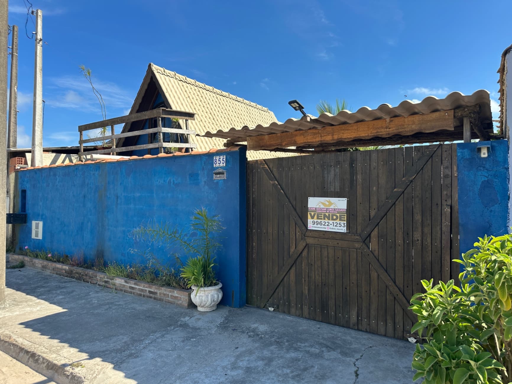 EDÍCULA COM CHALÉ BALNEÁRIO YEMAR